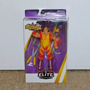 WWE Mattel Elite WrestleMania 34 Brutus The Barber Beefcake Complete in Box